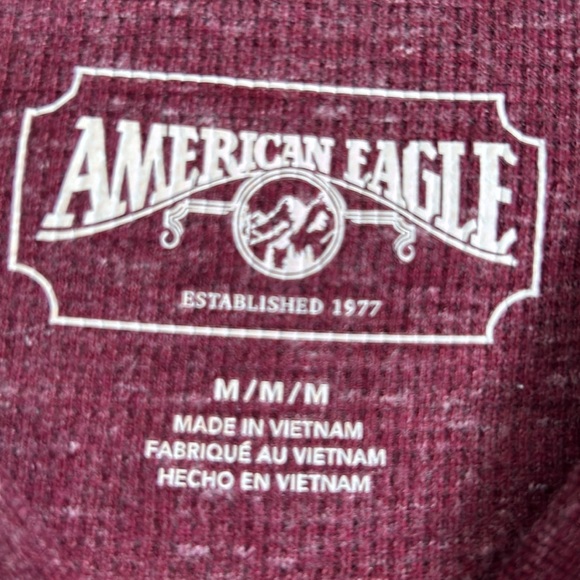 American‎ Eagle Mens pullover shirt top size medium - Picture 5 of 9